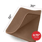iPrimioJUMBO Size Cat Litter Trapper - EZ Clean (Brown/Tan) - 32 inches by 30 inches/Super Big. Exclusive Water Proof Layer and Puppy Pad Option. Patent Pending.