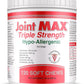 Triple Strength Hypo-Allergenic Soft Chews for Dogs - Hip and Joint Support Supplement with Glucosamine, Chondroitin, & MSM - Made in The USA - 120 Soft Chews