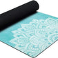 YOGA DESIGN LAB | The Combo Yoga Mat | 2-in-1 Mat+Towel | Eco Luxury | Ideal for Hot Yoga, Power, Bikram, Ashtanga, Sweat | Studio Quality | Includes Carrying Strap!