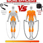 Jump Rope, Weighted Jump Rope for Men Women, 2.8lb Heavy Jumping Ropes for Fitness, Adult Skipping Rope for Home Gym Exercise, Improve Strength and Building Muscle Workout Equipment