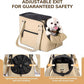 BurgeonNest Dog Purse Carrier for Small Dogs and Cats, Soft Sided Cozy Plush Pet Bag Carrier, 15.7" L x 8" W x 11" H Lightweight Pet Tote Bag with Secure Harness Clip