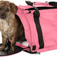 SturdiBag Pro 2.0 Pet Travel Carrier with Flexible Height for Cats and Dogs | Soft Sided Pet Carrier Bag with Safety Clips and Seatbelt Straps for Airplane or Car Travel | Medium, Soft Pink