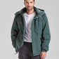 ELLSWOS Men's Waterproof Ski Jacket Winter Snow Coat Warm Hooded Raincoat Windproof Windbreakers