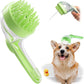 Dog Bath Brush, Silicone Pet Bath Brush with Soap Dispenser,Deep Cleansing & Gentle Massage for Dogs & Cats, Suitable for Long & Short Hair, Easy Grip, Bathing & Grooming(Green)