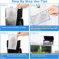 16 Count Assembled Large Filter Cartridges Compatible with Tetra Whisper Bio-Bag Filters 20i 40i IQ20/30/45/60 PF20/30/40/60, Large Replacement Filter Cartridges for Whisper Filters & Aquariums