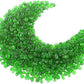 1 Lb (460 g) Green Sea Glass Stones Irregular Rainbow Glass Pebble Decorative Rock Quartz Tumbled Gemstone Chips for Aquarium Decoration/Vase Filler/Jewelry Making/Handwork Craft/Gems Display