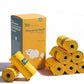 Dog Poop Bags Rolls Biodegradable 100% Leak Proof Thickened Dog Waste Bags -120 Count 8 Rolls - Doggie Poop Bag for Small and Big Dogs(Unscented)