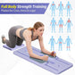 Pilates Reformer Set, ESBANY Pilates Board with Phone Holder, Multi-Purpose Foldable Pilates Reformer Machine, Portable Home Pilates Slider Board Equipment for Home Workout, Fitness, Exercise, Abs