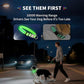 LED Dog Collar with Metal Buckle - USB Rechargeable Glow Collar for Dogs, Waterproof Light Up Dog Collar w/Reflective Strips - Adjustable Night Safety Collars by PetIsay(Pink,Large)
