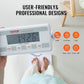VEVOR Portable Medical Scale, Professional Digital Physician Scale for Weighing - with Anti-slip Platform, 2 Units, Hold & Tare Function, 440LBS Capacity Physician Weight Scale for Gyms Homes Hospital