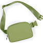 ODODOS Unisex Mini Belt Bag with Adjustable Strap Small Fanny Pack for Workout Running Traveling Hiking, Olive