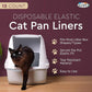 Alfapet Elastic Cat Litter Box Liners - Large 12 Count - Tear-Resistant Cat Litter Bags - Waterproof Kitty Litter Liners - Fits Litterbox Pan Sizes Medium and Large, 31" x 17", 20 lb Capacity