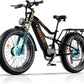 Electric Bike for Adult, 52V 20Ah Peak 3000W Dual Motor 26" Fat Tire Ebike, Max 38Mph & 35-90 Miles Full Suspension, Mountain E Bicycle for Men