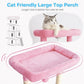 Cat Tree Tower 63in Multi-Level Cat Tower for Indoor Cats with Sisal Scratching Posts, Condo, Hammock, Dangling Ball and Extended Platform for Cats to Play, Pink