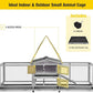Aivituvin Rabbit Hutch Large 2-Story Bunny Cage Indoor Outdoor on Wheels Bunny House with Run,Pull-Out Tray
