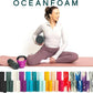 Oceanfoam Ripple Travel Foam Roller (11" x 3.35") Firm Mini Foam Roller for Physical Therapy, Deep Tissue Massage, Back Pain - High Density, Ergonomic Wave Textured - Yoga, Pilates, Exercise (Hunter)