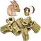 Fhiny Rabbit Chew Toys, 8 PCS 2" Natural Papaya Wood Chew Sticks Guinea Pig Treats for Dental Care Bunny Treats for Rabbits Small Pet Molar Snacks for Bunny Guinea Pig Chinchilla Hamster Gerbil