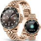 2025 DA GPT Smart Watch, Deep Search, Heart Rate, Blood Pressure, Blood Oxygen, Sleep Monitor, 107 Sports Modes, Waterproof Round Watch, 1.19-inch AMOLED Display, Compatible Android and iOS Gold Metal