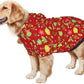 Christmas Tree Print Hoodie,Christmas Cosplay Dog Clothes with Pocket and Hat Winter Clothes Sweaters X-Large