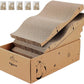 Cat Scratcher Cardboard Scratch Pad Box for Indoor Cats,5pcs Scratching Board Bed Reversible Durable,with Catnip