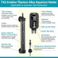 hygger Marine Aquarium Heater 100W,Titanium Heater with Digital LED Controller & Temperature Probe,Submersible Fish Tank Heater with Temperature Calibration,for Saltwater Freshwater Tank 15-20Gallon