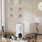 WOPET Automatic Cat Feeder with Camera for Two Cats, 6L Automatic Dog Feeder with HD Video and Night Vision, 5G/2.4G WiFi Pet Feeder for Cats & Dogs, SD Card Storage & 2-Way Audio