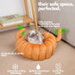 Hopp'd™ Guinea Pig Hideout & Bed – 2-in-1 Washable Tree Stump House | Rat, Ferret, Hamster, Bunny Bed Hideout | Waterproof, Anti-Slip, Chew-Proof | Free Pillow | Small Animal Accessories (Large)