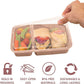 Bentgo 20-Piece Lightweight, Durable, Reusable BPA-Free 2-Compartment Containers - Microwave, Freezer, Dishwasher Safe - Rose Gold