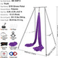 VEVOR Aerial Yoga Frame, 9.67 ft Height Swing Stand, Max 551.15 lbs Load Chrome-Plated Steel Pipe Inversion Yoga Rig for Indoor Outdoor Use