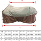 BARN & STABLE Breathable and UV Protective Tear-Resistant Mesh Horse Fly Sheet Comfy Equine Summer Sheet with Removable Web Leg Straps
