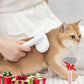 Cat Brush With Release Button - Self-Cleaning Sliker for Indoor Short Cats, Effortless Hair Removal, Gentle on Skin, Grooming for Shedding and Loose Fur