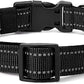 Reflective Dog Collar Padded with Soft Neoprene Breathable Quick Release Basic Dog Collars for Medium Large Dogs Black Boy Girl