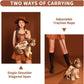 Dog Lift Harness Dog Carrier VES Harness Adjustable Leash with Small Puppy Treat Bag,Fits Most Cars,L
