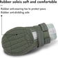 Dog Shoes, Waterproof Dog Boots & Paw Protectors with Anti-Slip Sole, 4pcs/Set Pet Dog Booties, Reflective Dog Shoes for Small Medium Large, Winter Snowy Summer Hot Pavement (Green, 5# (M))