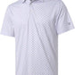 Men's Golf Polo Shirts Short Sleeve Striped Performance Moisture Wicking Dry Fit Golf Shirts for Men