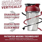HELIMIX 1.5 Vortex Blender Shaker Bottle Holds Upto 20oz | No Blending Ball or Whisk | USA Made | Portable Pre Workout Whey Protein Drink Shaker Cup | Mixes Cocktails Smoothies Shakes | Top Rack Safe