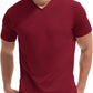VEIISAR Premium V Neck T Shirts for Men - Modern Fitted Tees Vneck Undershirts