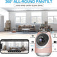 Indoor Camera, Cameras for Home Security,Home Cameras Indoor for Baby&Pet Monitoring,Night Vision,Smart Motion Tracking, Pan360° & Tilt 180°, 3MP Wi-Fi Two-Way Audio （Pink