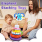5 in 1 Baby Toy for 12 18 Month, Learning Toys for Babies 12-18 Months, Baby Busy Cube, Stacking&Sensory, Pull String&Piano Xylophone Toy, Birthday Gift for 12+ Month