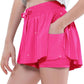 EXARUS Girls Butterfly Shorts Flowy Dance Skirt Cheer Skorts Athletic Tween Clothes Teen Preppy Outfits Flutter Kids