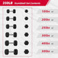350/450/550 lbs Hex Weight Dumbbell Sets with Rack 5-50 lbs Hand Weights for Strength Training for Home Gyms Men Women Rubber Iron Rubber Coated Exercise & Fitness Muscle