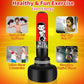 Punching Bag for Kids Set 65" Large Three-Tier Design Stable, Inflatable Boxing Bag Set Toy with Boxing Gloves and Electric Air Pump, Kid Standing Bag for Boys Girls Age 3-15 Training Karate..