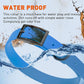 Dogline Biothane Waterproof Dog Collar Strong Coated Nylon Webbing with Black Hardware Odor- Proof for Easy Care Easy to Clean High Performance Fits Small Medium or Large Dogs, Cerulean Blue