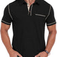 Sailwind Men's Short Sleeve Polo Shirts Casual Summer Classic Collared Golf Shirt with Pocket