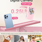 Digital Camera,Autofocus 4K Vlogging Camera for Photography with 32GB Card,48MP Portable Compact Point and Shoot Digital Camera for Teens Adult Beginner with 16X Zoom,Anti-Shake,2 Batteries(Pink)