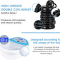 Upgraded Ionic Foot Bath Detox Machine, Foot Detox Machine for Home Use, Ion Cleanse Negative Feet Bath Spa Kit with Heating Belt, Time Setting, Massage Tub