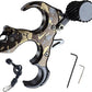 Compound Bow Aid Releaser with Wrist Straps and Adjustment Tool,Archery Release Aids with 3 Thumb Release Adjustable,Aluminum Alloy Aids.for Left and Right Handers.