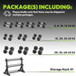 Hex Dumbbell Sets with Rack, 290-670 lb Rubber Encased Exercise & Fitness Dumbbells Set, Hand Weight for Strength Training, Weight Dumbbells