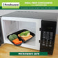 Freshware Meal Prep Containers [50 Count ] 2 Compartment with Lids, Food Storage Containers, Bento Box, BPA Free, Stackable, Microwave/Dishwasher/Freezer Safe (28 oz)