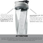 HELIMIX 2.0 Vortex Blender Shaker Bottle Holds upto 28oz | No Blending Ball or Whisk | USA Made | Portable Pre Workout Whey Protein Drink Shaker Cup | Mixes Cocktails Smoothies Shakes | Top Rack Safe